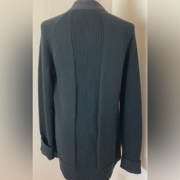 Calvin Klein black jacket open front evening wear jacket light coat jacket - Picture 5 of 15